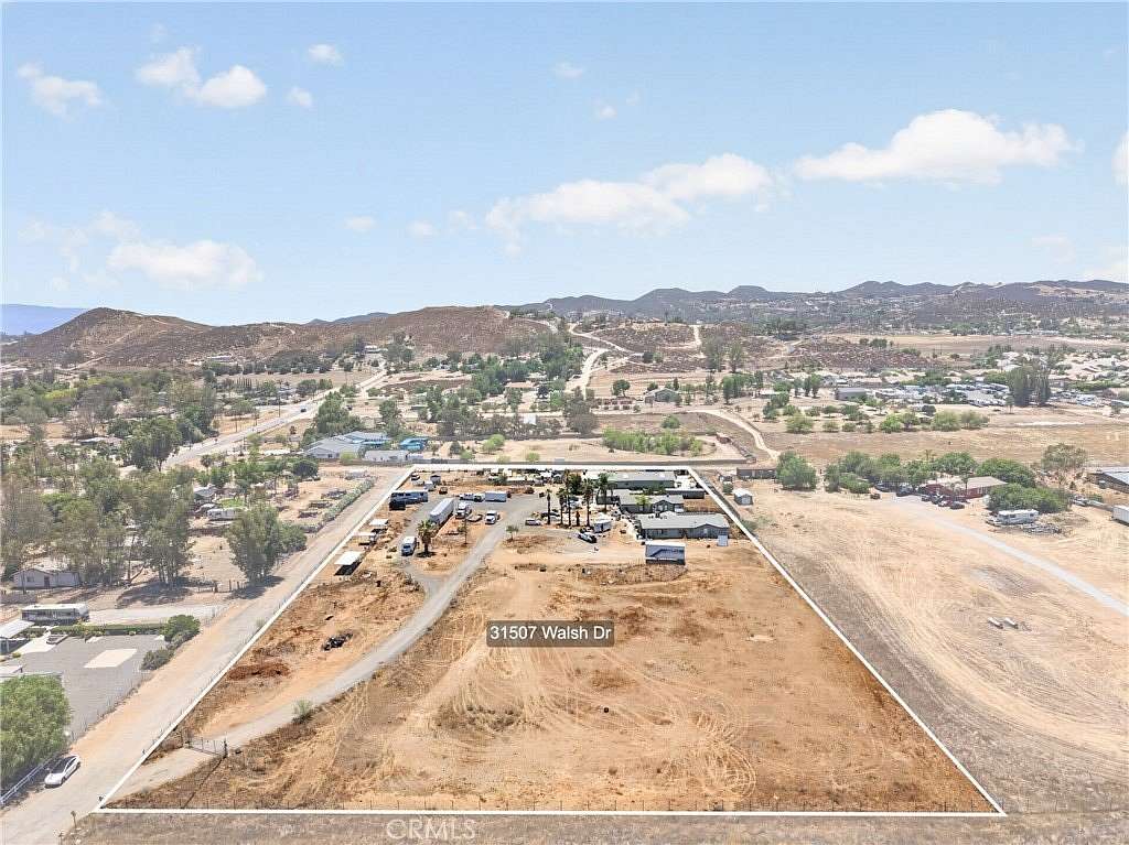 4.66 Acres of Land with Home for Sale in Menifee, California