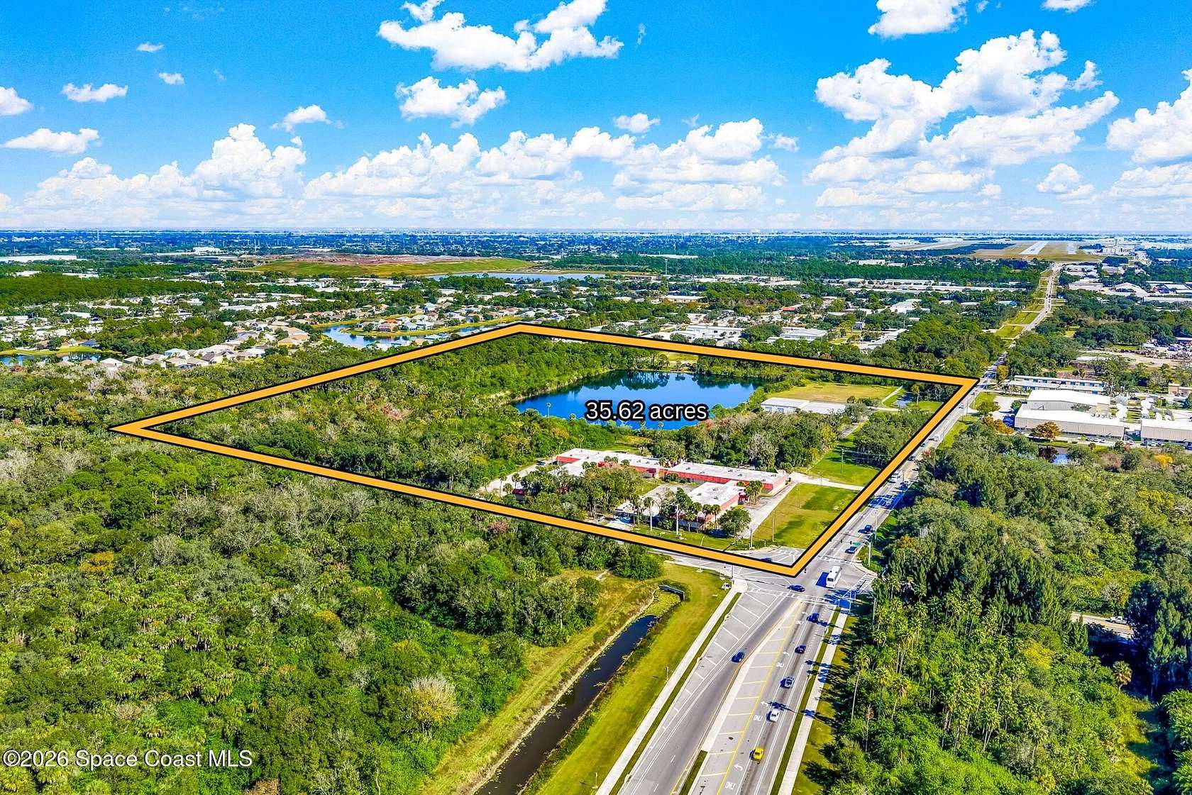 35.6 Acres of Improved Commercial Land for Sale in Melbourne, Florida