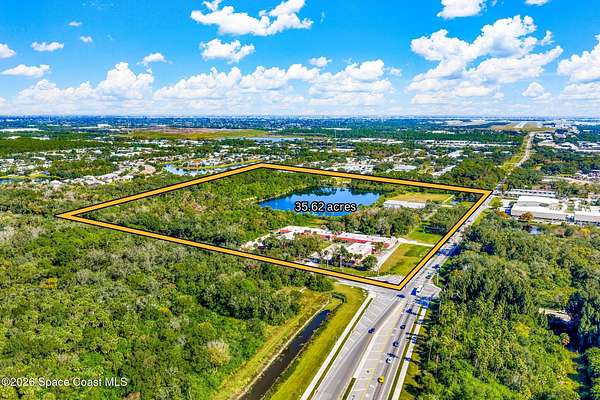 35.6 Acres of Improved Commercial Land for Sale in Melbourne, Florida