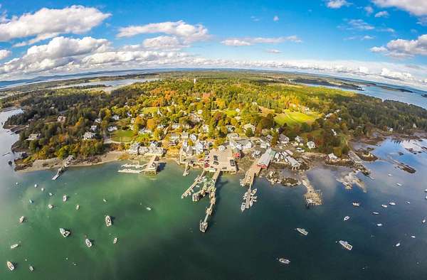 14.9 Acres of Land with Home for Sale in North Haven, Maine