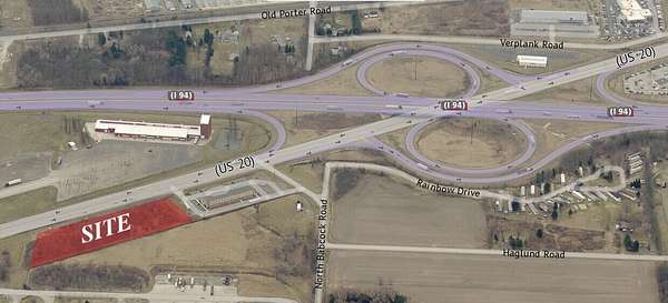 3.34 Acres of Commercial Land for Sale in Porter, Indiana