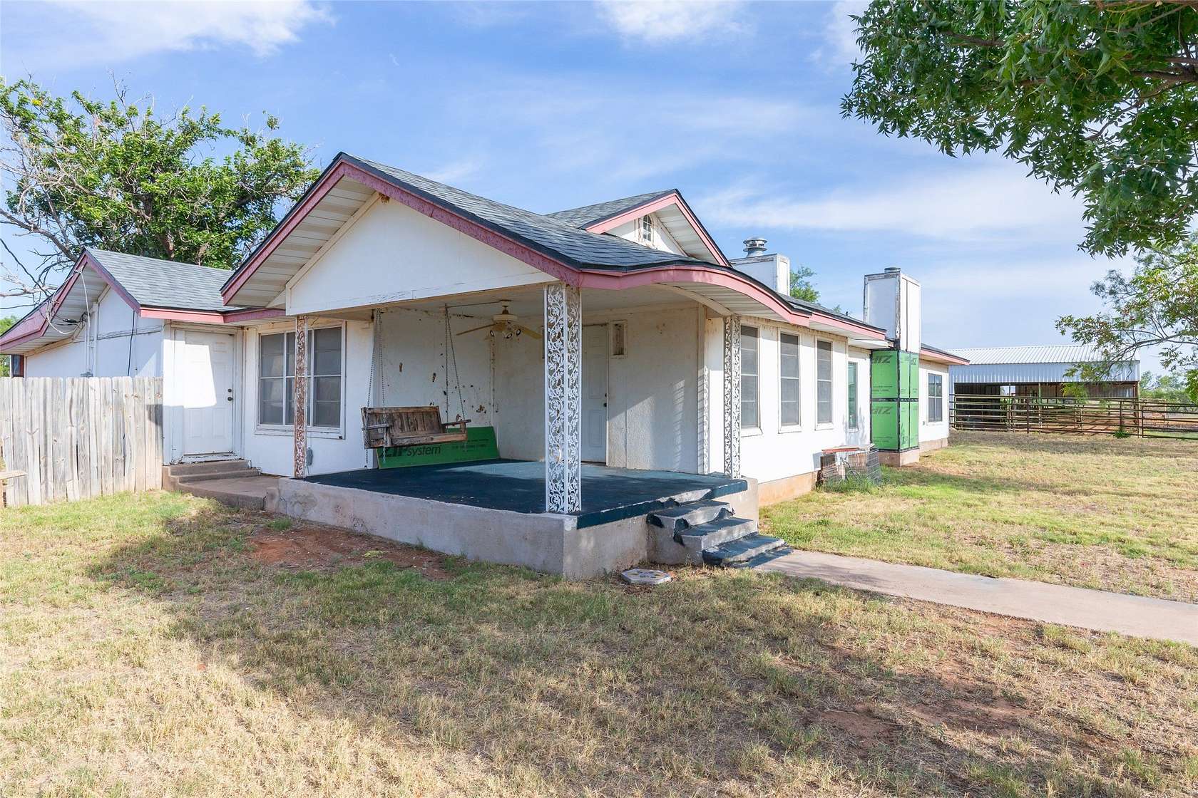 14.9 Acres of Land with Home for Sale in Anson, Texas