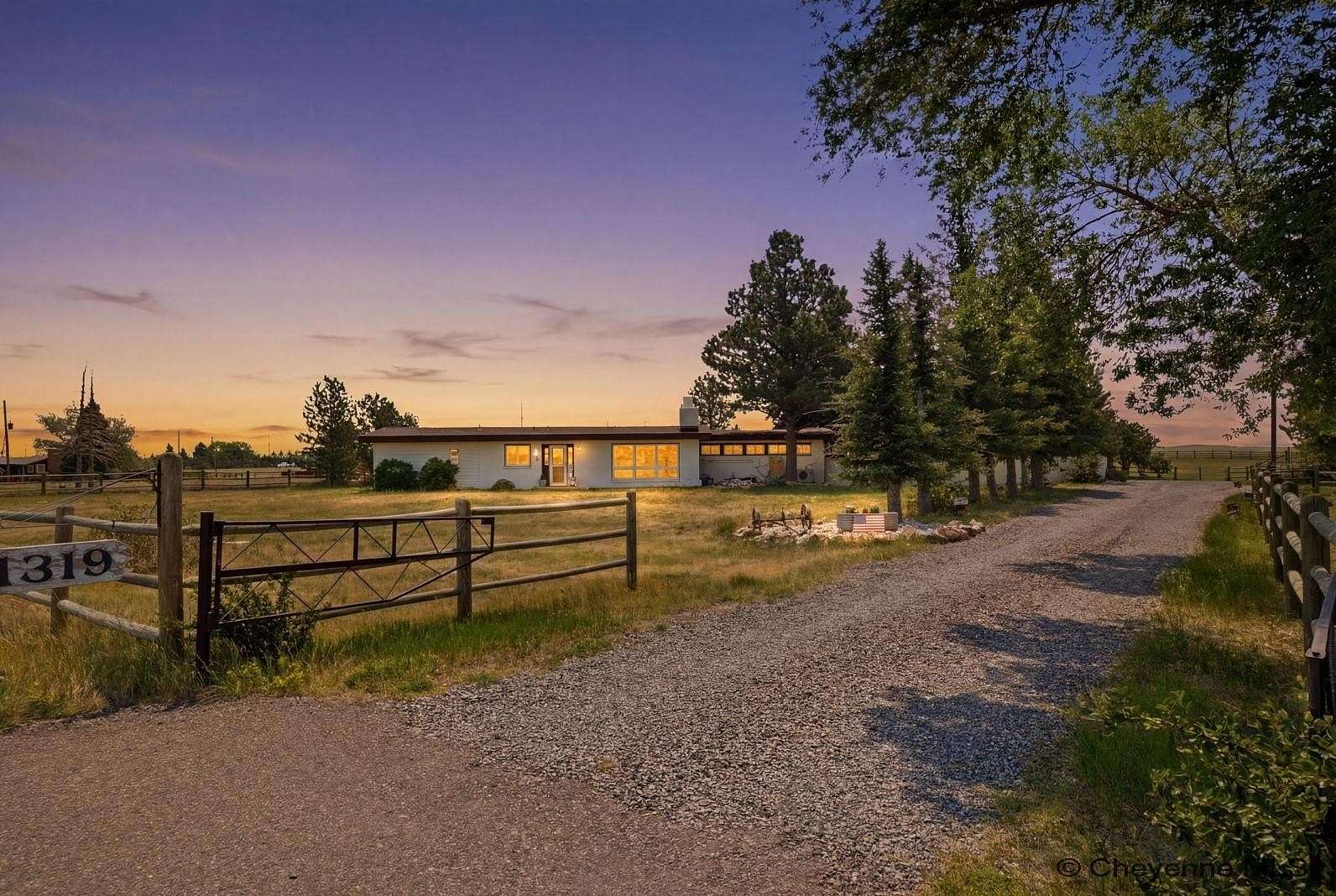 2.5 Acres of Land with Home for Sale in Cheyenne, Wyoming