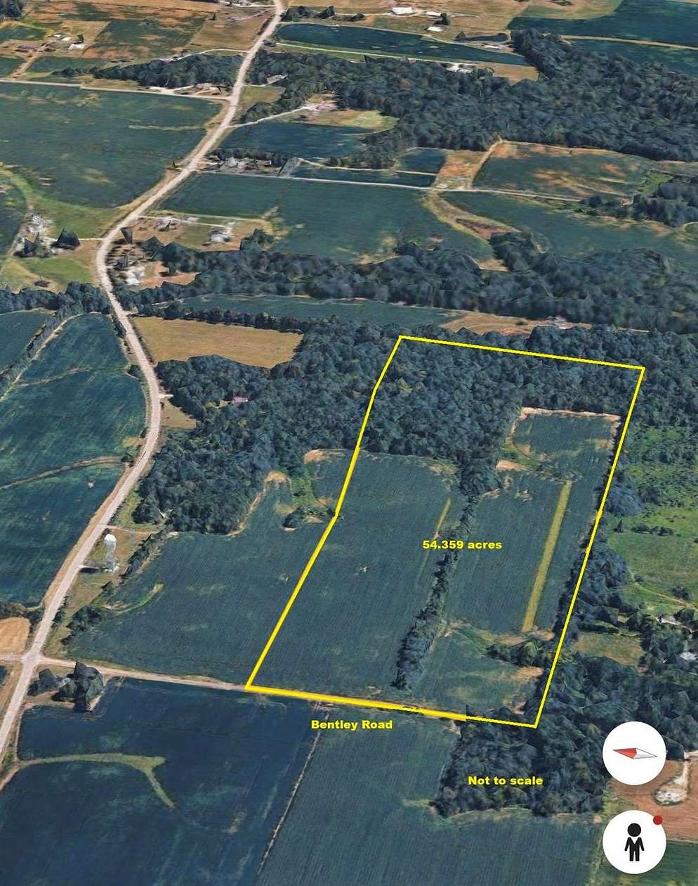 54.4 Acres of Land for Sale in Brookville, Indiana