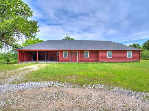 2.54 Acres of Land with Home for Sale in Bristow, Oklahoma