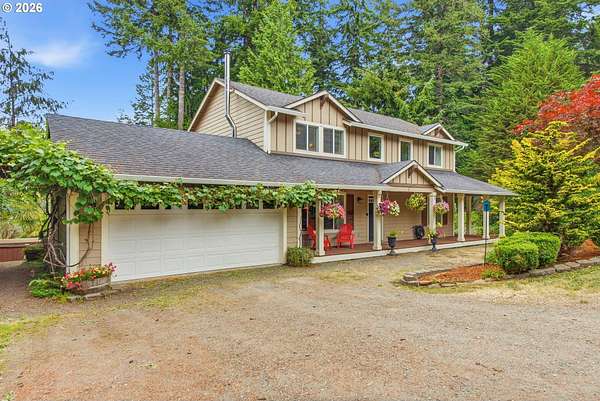 4.24 Acres of Land with Home for Sale in Coos Bay, Oregon