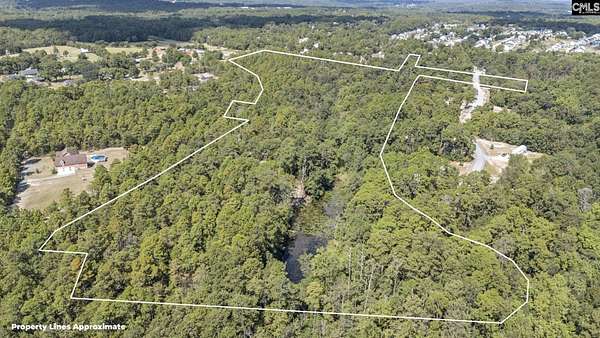 21 Acres of Recreational Land with Home for Sale in Lexington, South Carolina