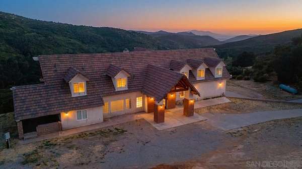8 Acres of Land with Home for Sale in Julian, California