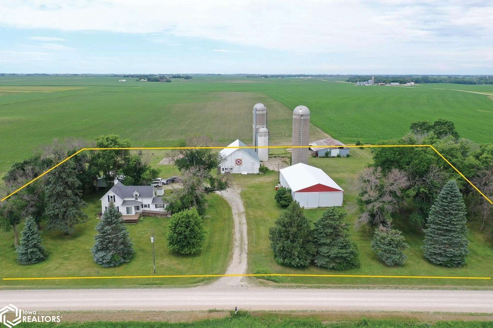5.25 Acres of Land with Home for Sale in Humboldt, Iowa