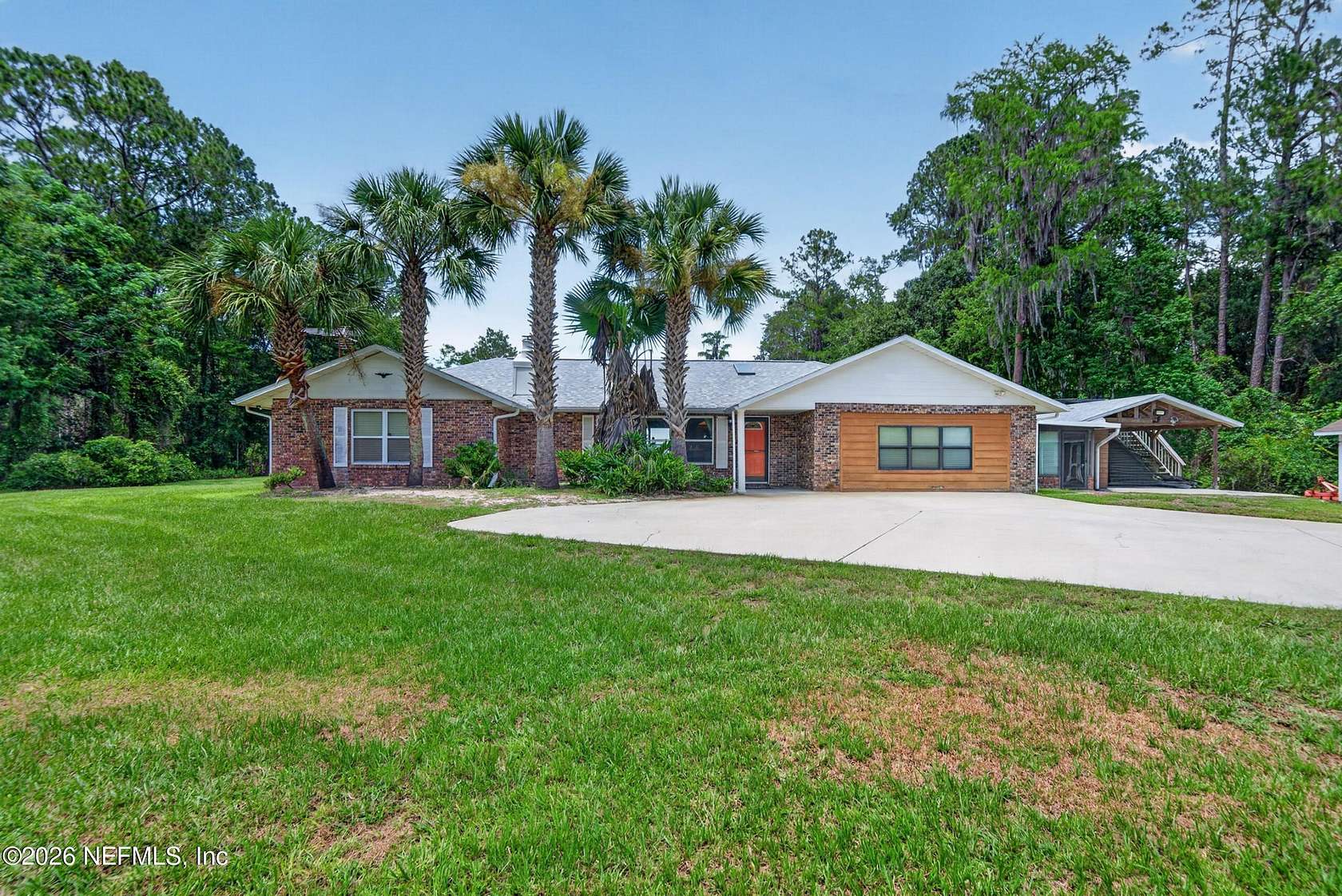 2.5 Acres of Land with Home for Sale in Starke, Florida