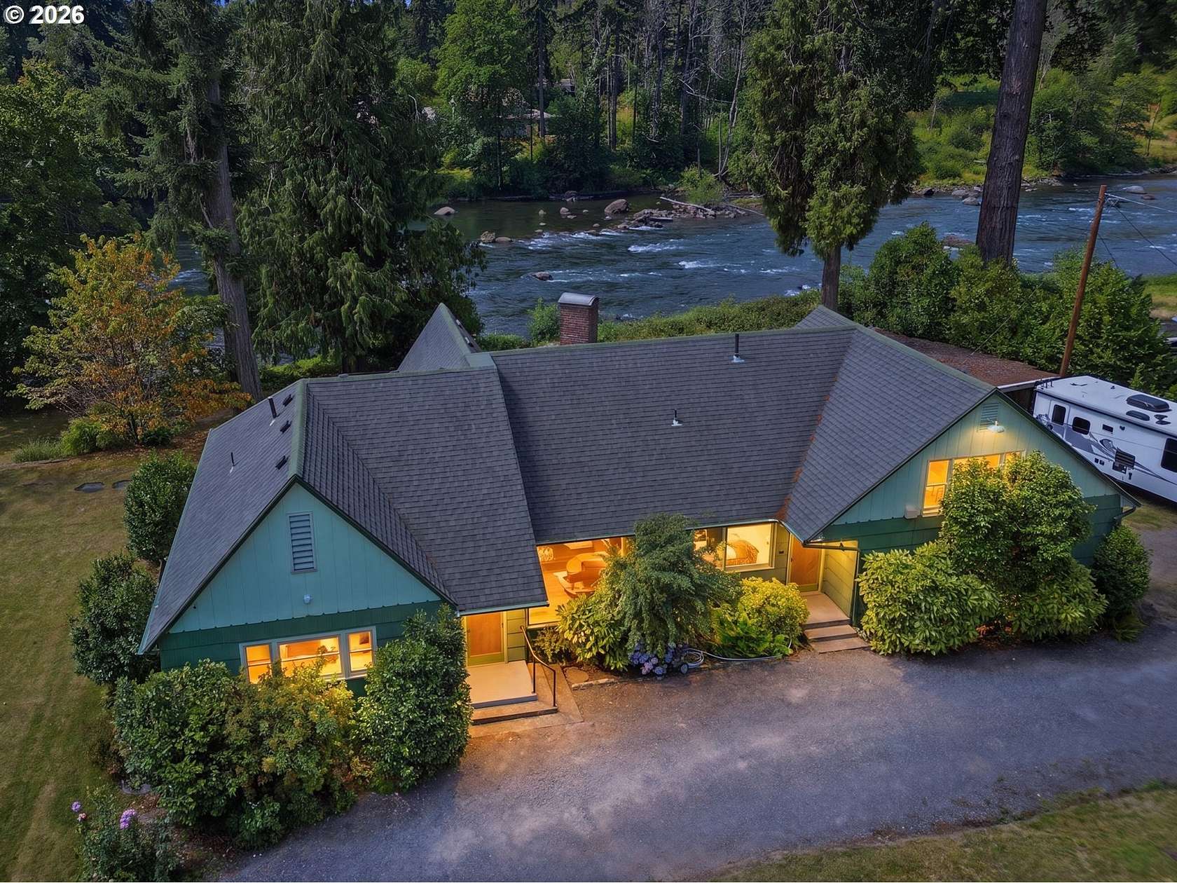 1.6 Acres of Land with Home for Sale in Vida, Oregon