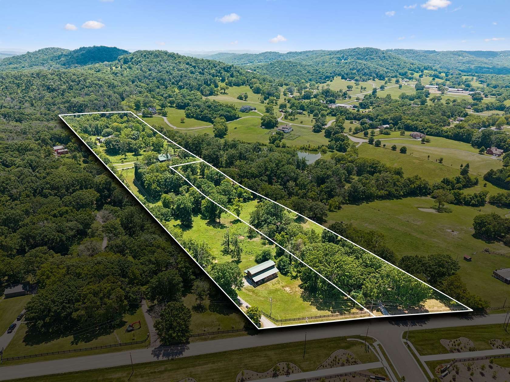 20 Acres of Land with Home for Sale in Nolensville, Tennessee