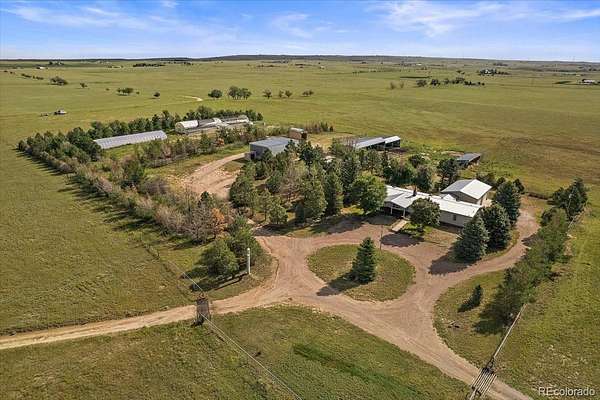 40 Acres of Land with Home for Sale in Calhan, Colorado