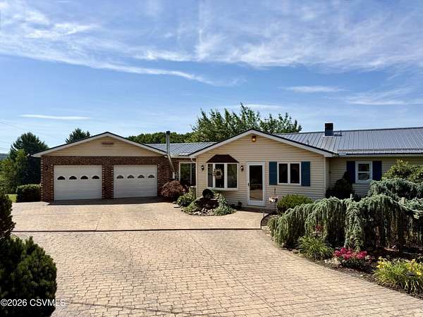 3 Acres of Land with Home for Sale in Paxinos, Pennsylvania