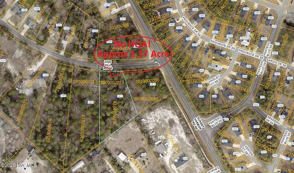 1.38 Acres of Residential Land for Sale in Bolivia, North Carolina