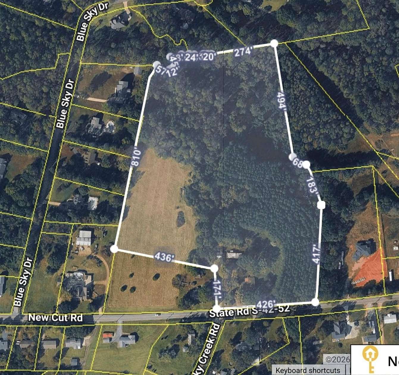 15.7 Acres of Land for Sale in Inman, South Carolina
