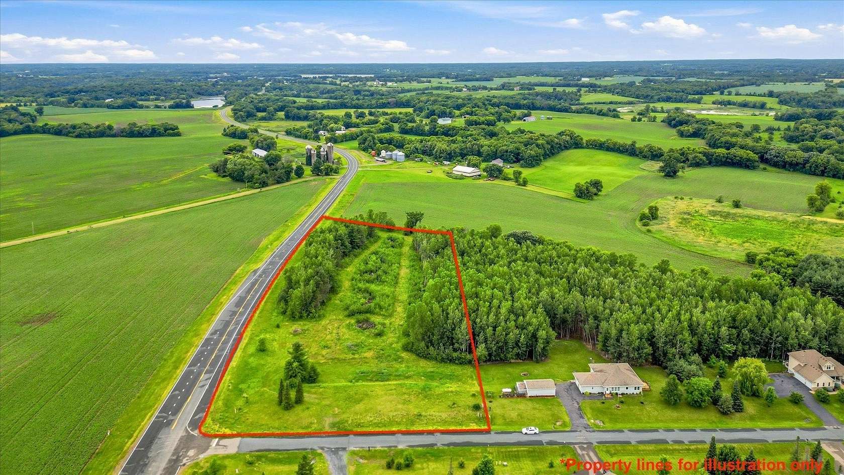 4.26 Acres of Residential Land for Sale in Shafer, Minnesota