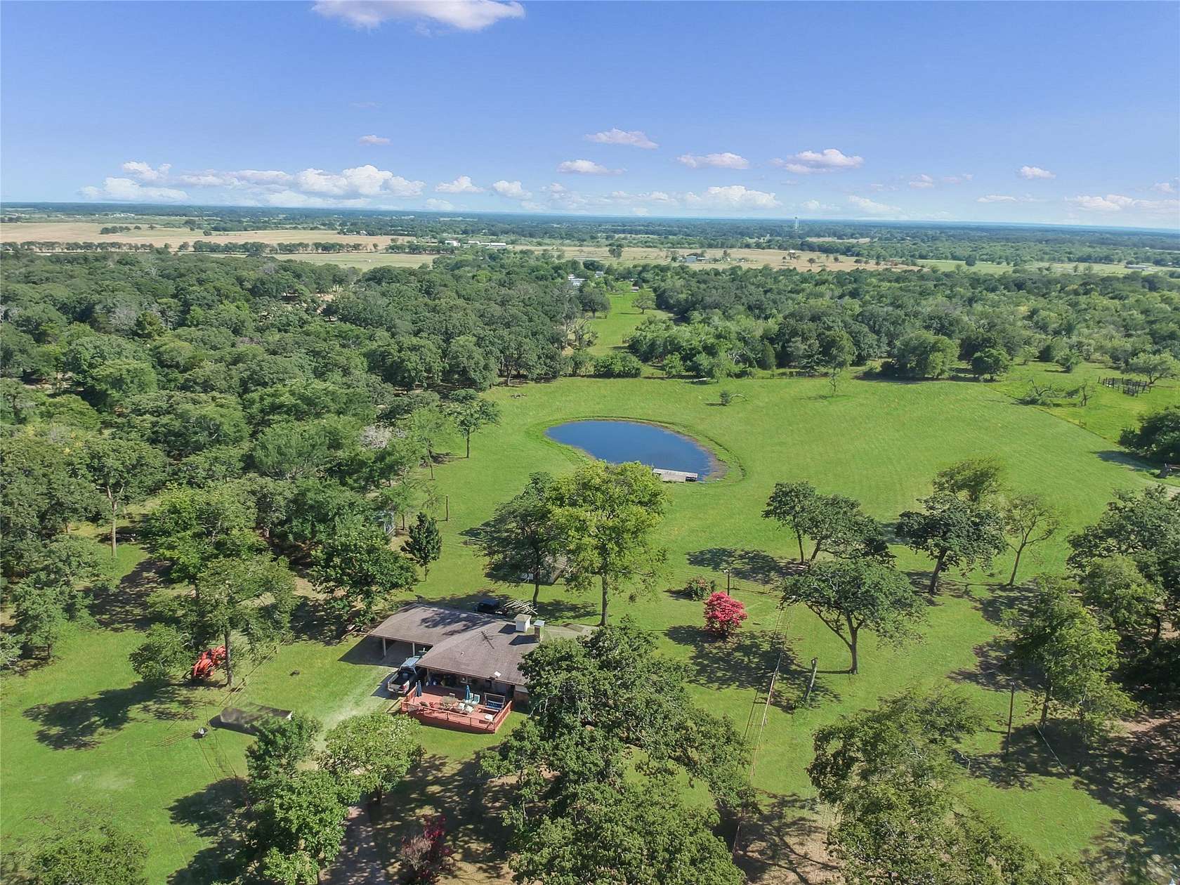 15.6 Acres of Land with Home for Sale in Scurry, Texas
