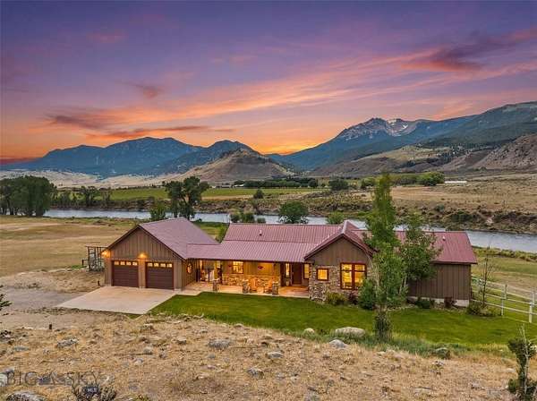 3 Acres of Land with Home for Sale in Gardiner, Montana