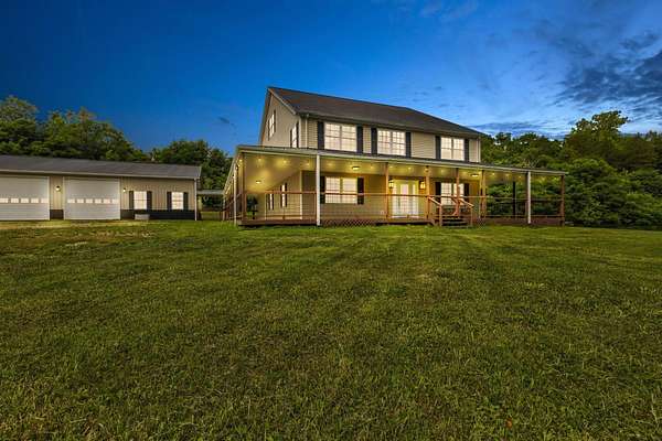 27.4 Acres of Land with Home for Sale in Wallingford, Kentucky