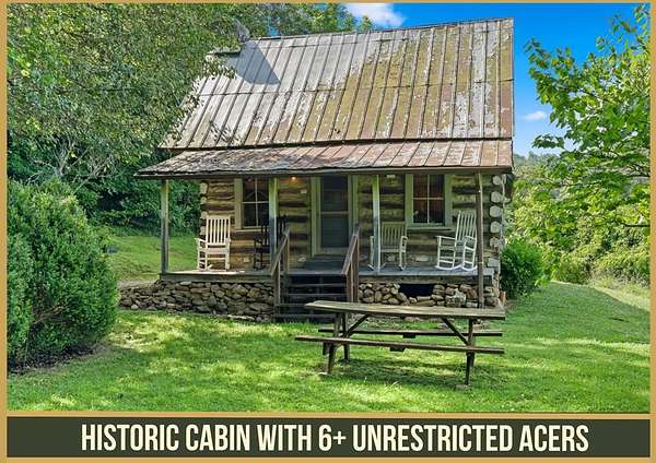 6 Acres of Land with Home for Sale in Franklin, North Carolina
