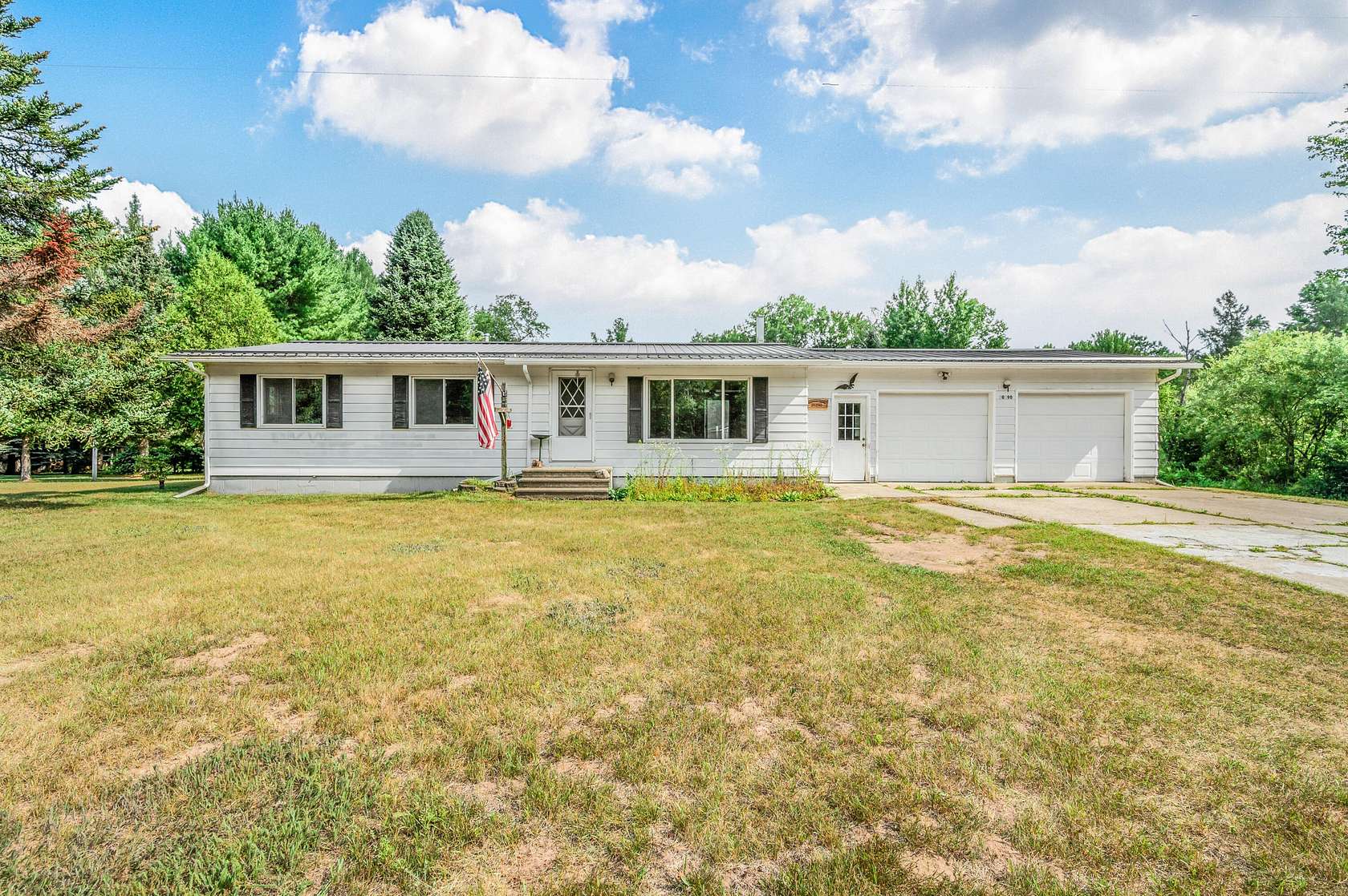 10 Acres of Land with Home for Sale in Le Roy, Michigan