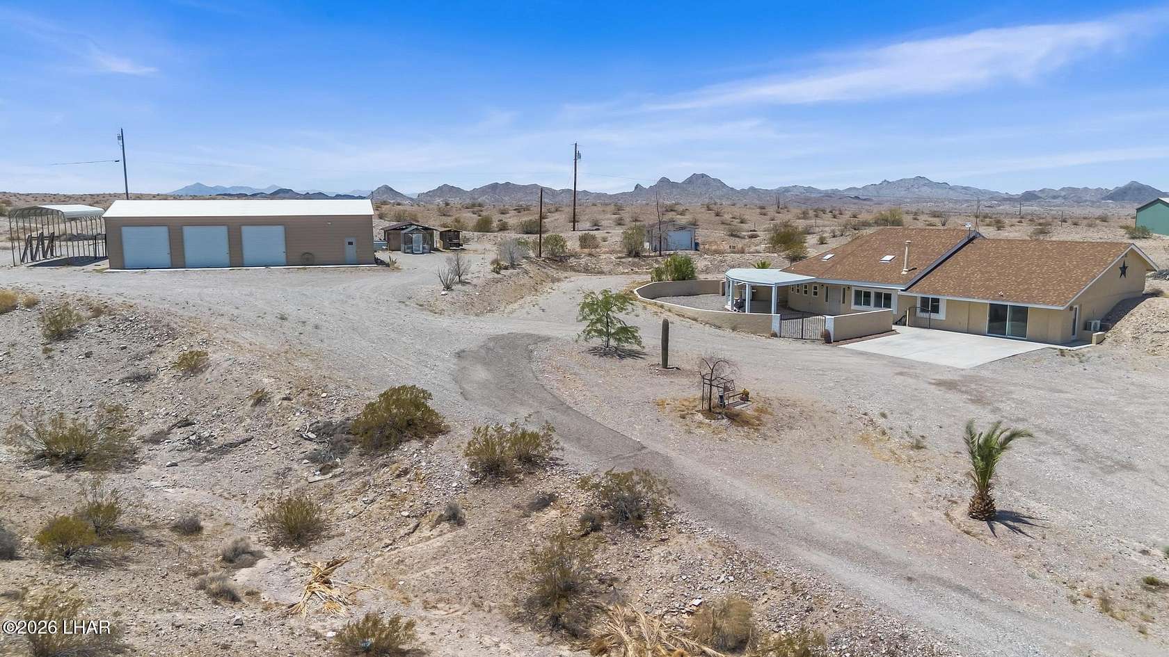 3.9 Acres of Land with Home for Sale in Lake Havasu City, Arizona