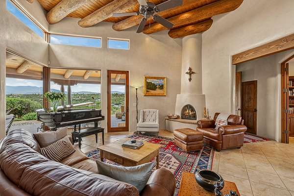 3.15 Acres of Land with Home for Sale in Santa Fe, New Mexico