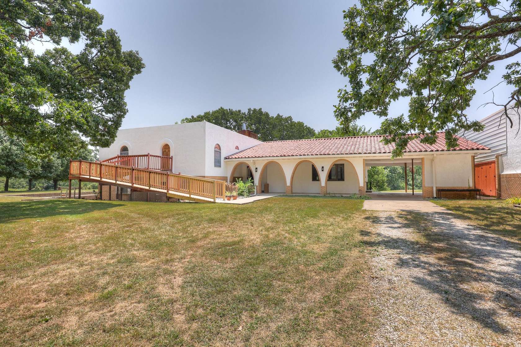 78 Acres of Recreational Land with Home for Sale in Seneca, Missouri