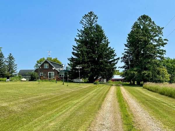 24.4 Acres of Agricultural Land with Home for Sale in Clear Lake, Wisconsin
