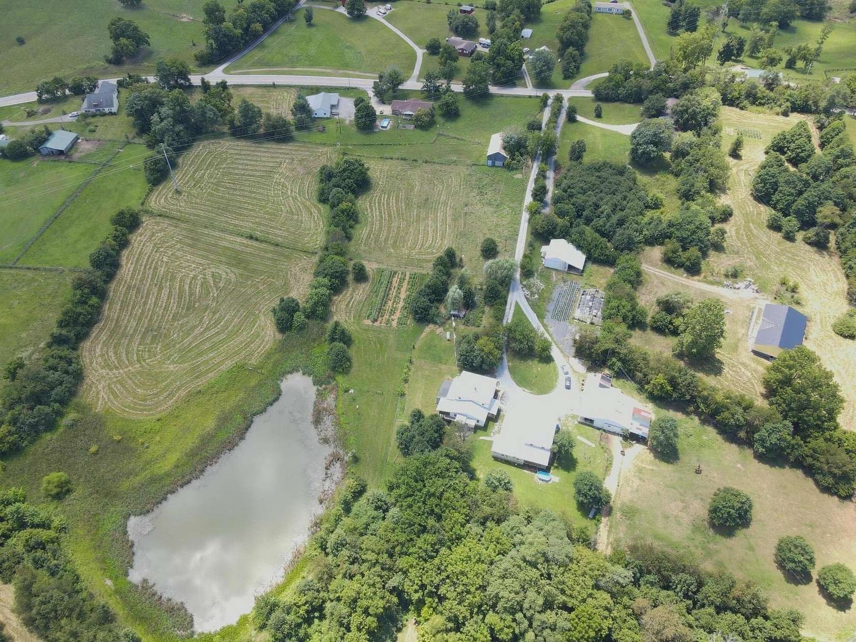 20.8 Acres of Land with Home for Sale in Cynthiana, Kentucky