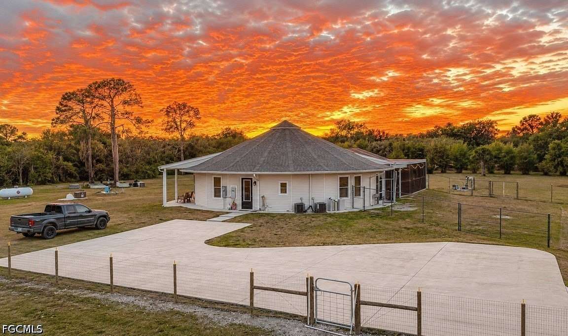 10.8 Acres of Land with Home for Sale in Alva, Florida