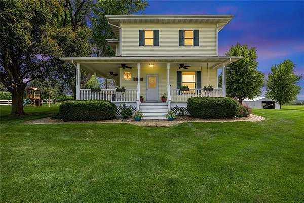 3.86 Acres of Land with Home for Sale in Tipton, Iowa