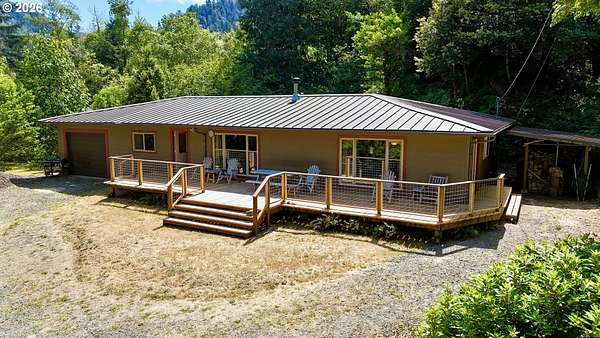 3.38 Acres of Land with Home for Sale in Port Orford, Oregon