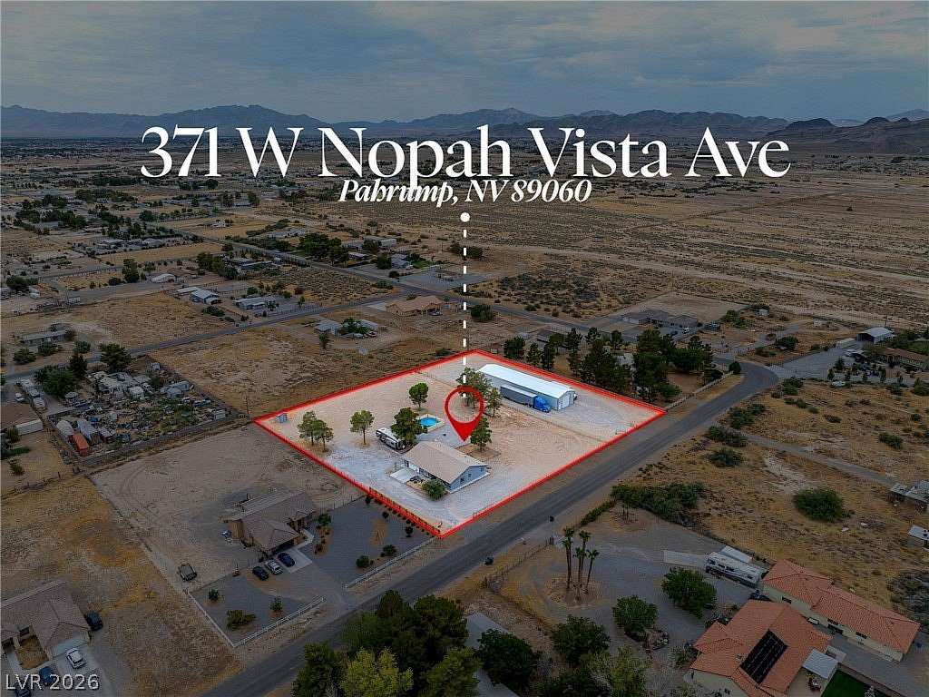 2.2 Acres of Land with Home for Sale in Pahrump, Nevada