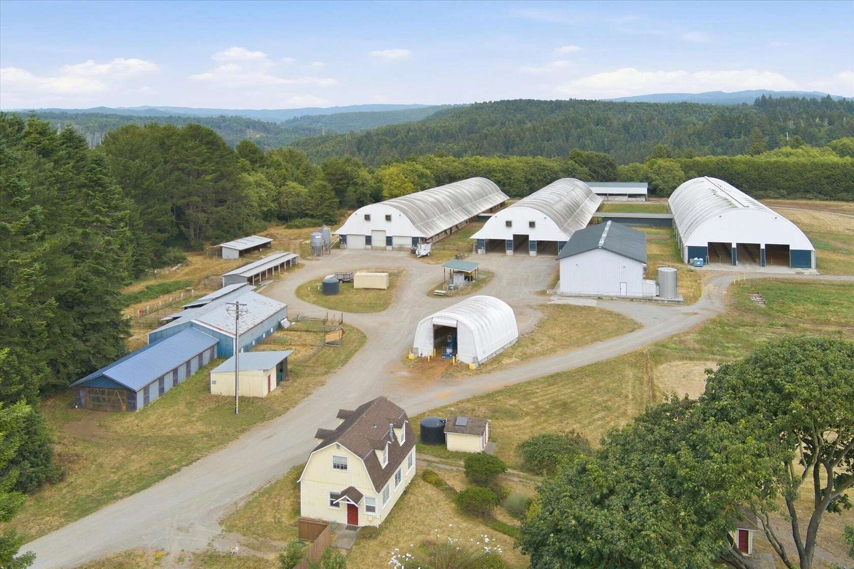 38.5 Acres of Agricultural Land with Home for Sale in McKinleyville, California