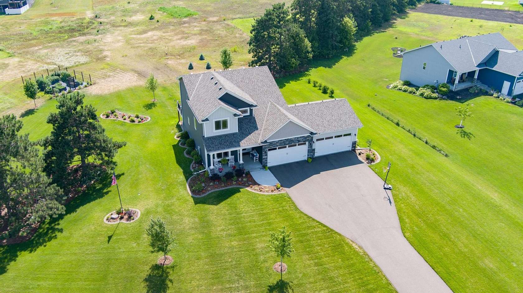 2.5 Acres of Land with Home for Sale in Oak Grove, Minnesota