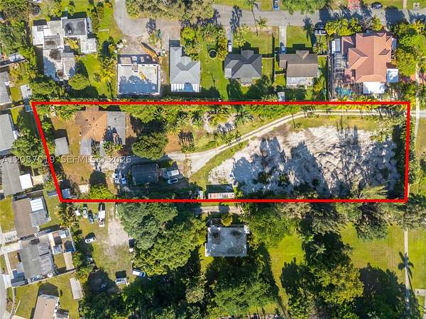 1.82 Acres of Land with Home for Sale in Fort Lauderdale, Florida