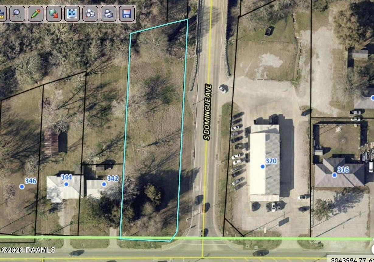 0.94 Acres of Commercial Land for Sale in Lafayette, Louisiana