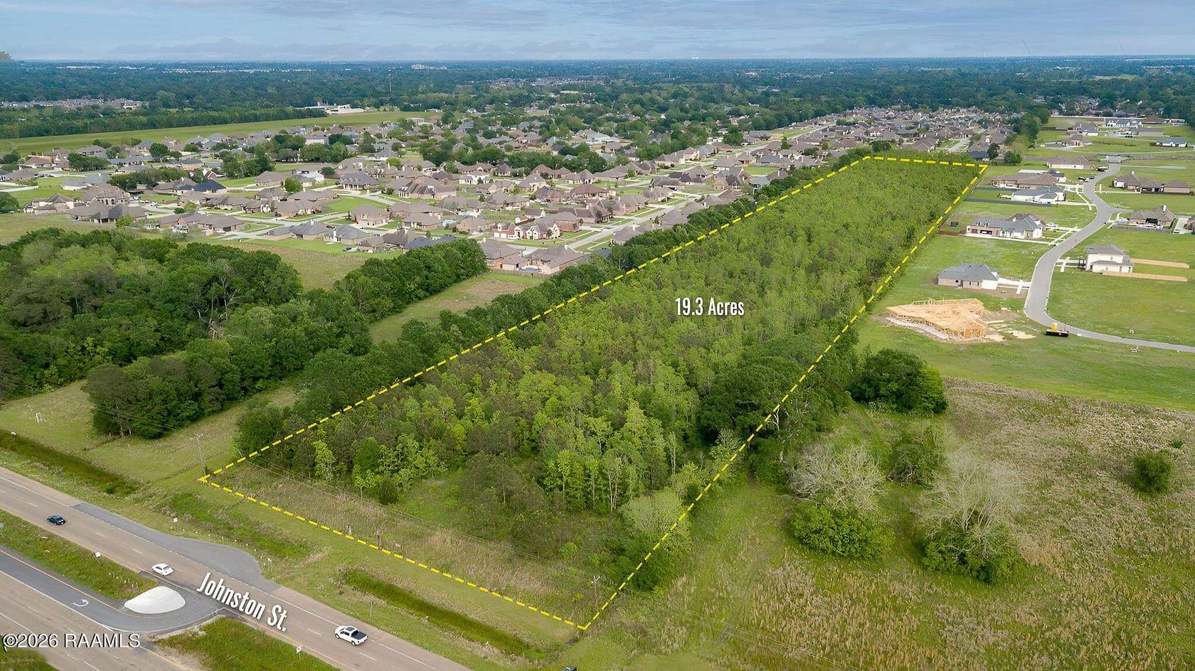 19.3 Acres of Mixed-Use Land for Sale in Lafayette, Louisiana