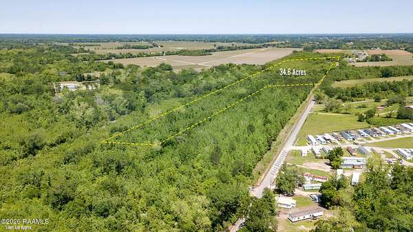 34.9 Acres of Land for Sale in Breaux Bridge, Louisiana