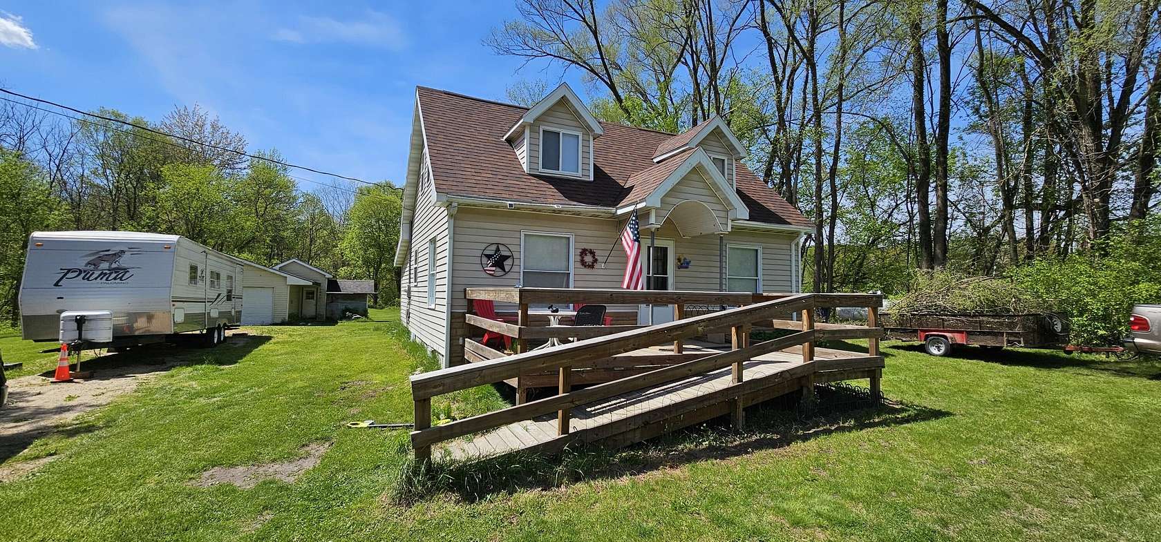 5.26 Acres of Land with Home for Sale in Bangor, Michigan