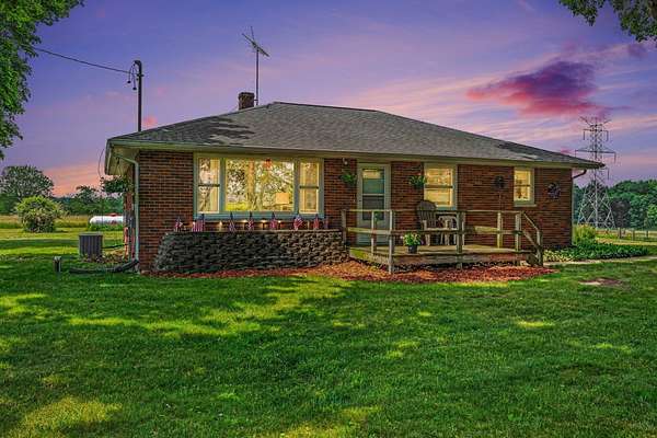 8.9 Acres of Land with Home for Sale in Plainwell, Michigan