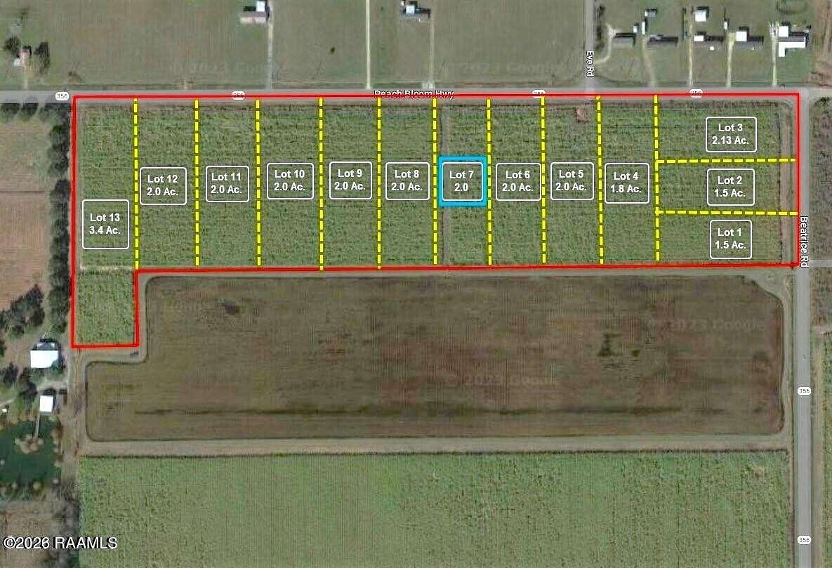 2 Acres of Residential Land for Sale in Church Point, Louisiana