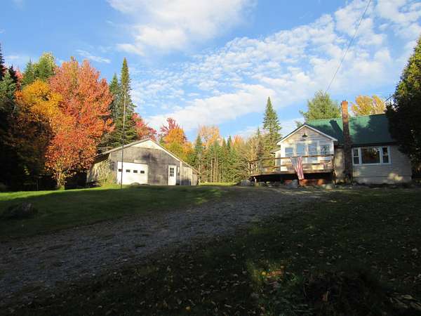 10.2 Acres of Recreational Land with Home for Sale in Holland, Vermont