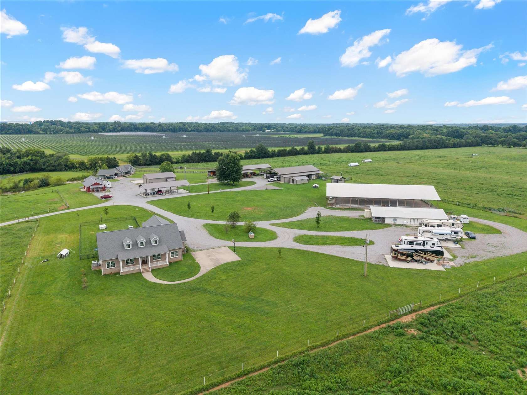 153 Acres of Agricultural Land for Sale in Shelbyville, Tennessee