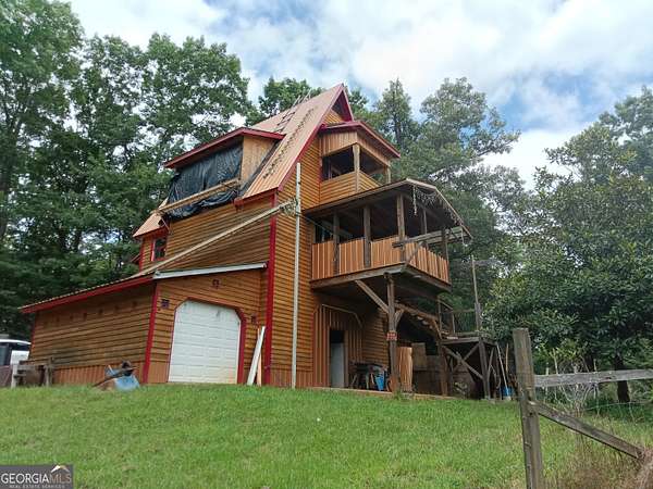 8.25 Acres of Land with Home for Sale in Cleveland, Georgia