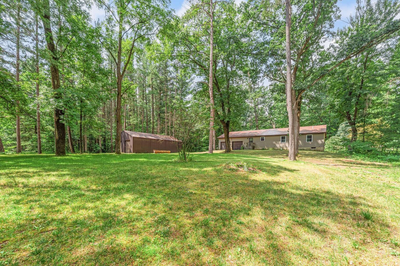 5 Acres of Land with Home for Sale in Evart, Michigan