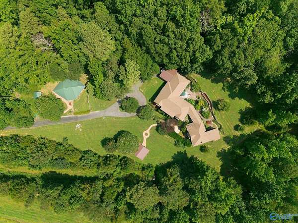 49 Acres of Recreational Land with Home for Sale in New Market, Alabama