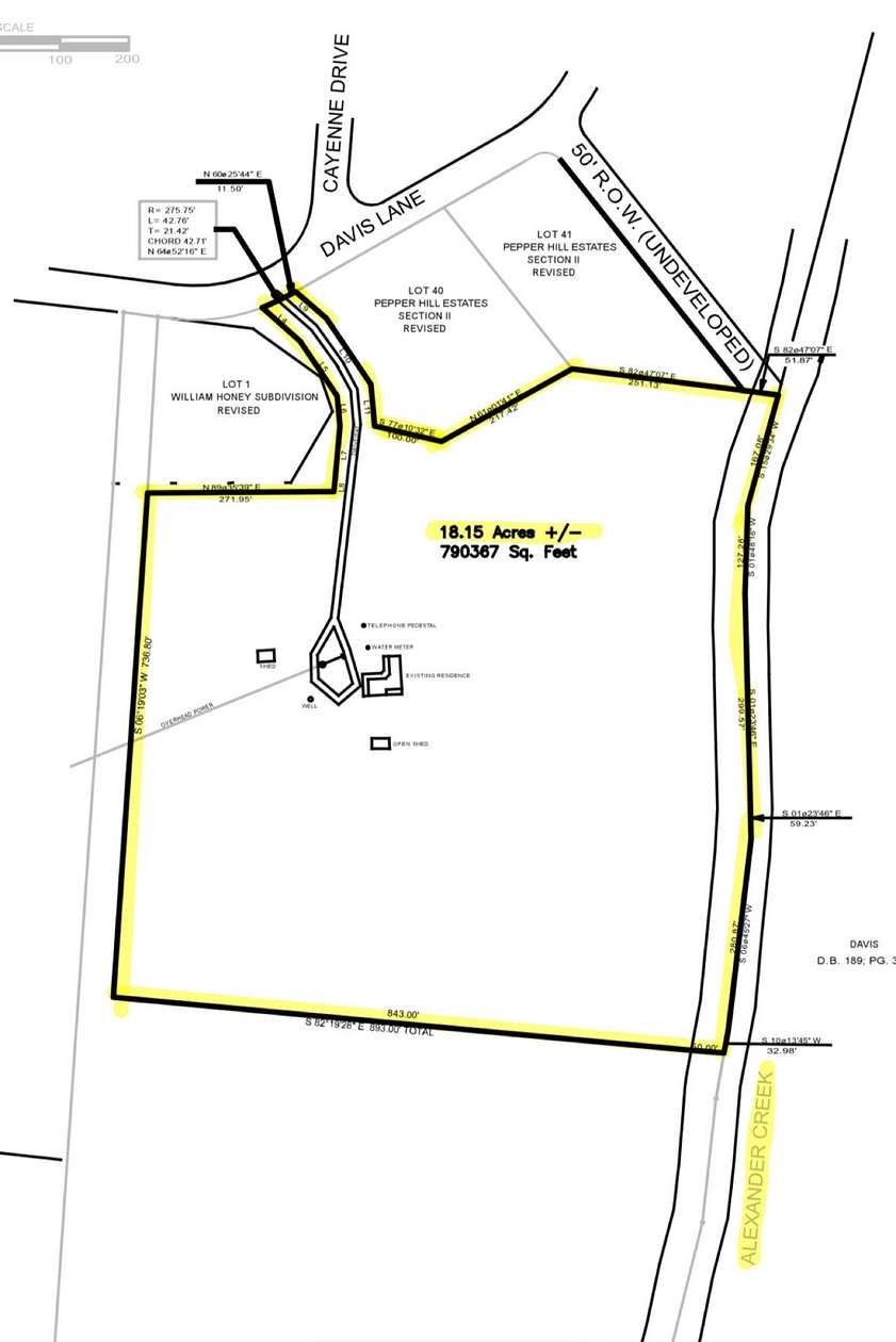 18.2 Acres of Land with Home for Sale in Unionville, Tennessee